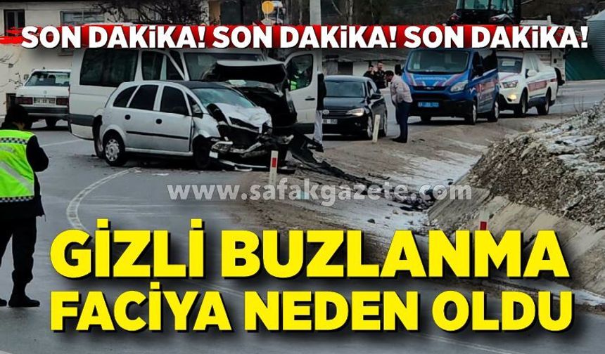 Buzlanma faciya neden oldu; 1 ölü, 9 yaralı