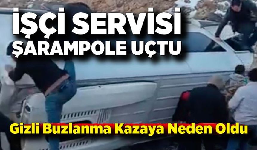 İşçi Servisi Şarampole Uçtu: Gizli Buzlanma Faciası