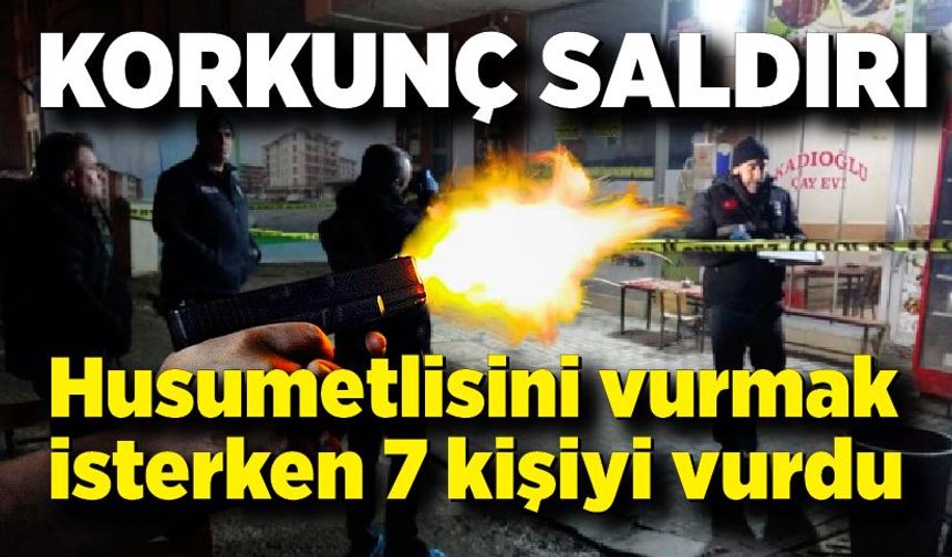 Husumetli olduğu iş yerine pompalı tüfekle saldırdı
