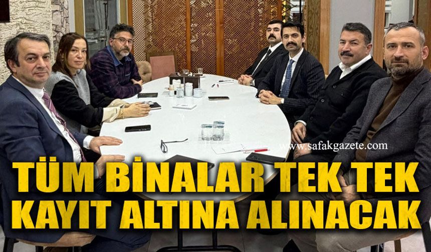 Devrek'te tüm binalar tek tek kayıt altına alınacak