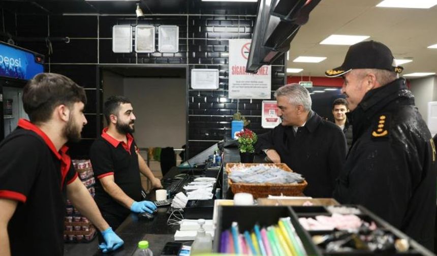 Vali Makas, Konuralp’te Esnaf Ziyareti ve Denetimlere Katıldı