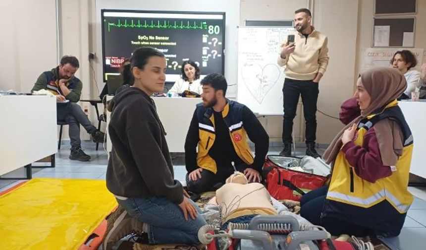 112 personeli eğitimden geçti