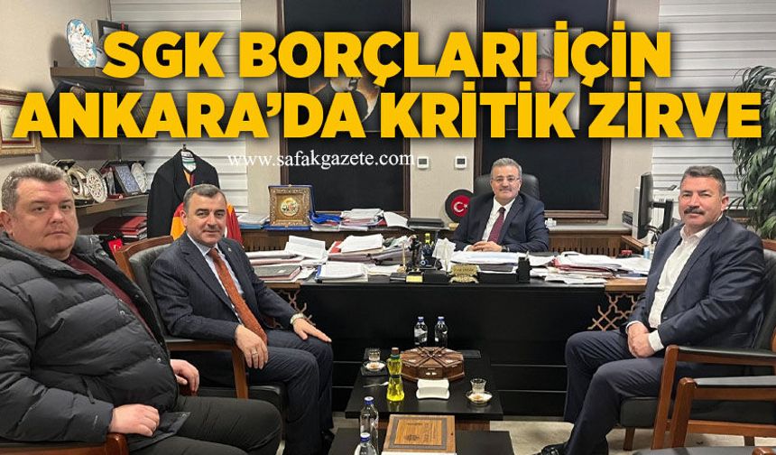 Belediye SGK borçları için Ankara’da kritik zirve