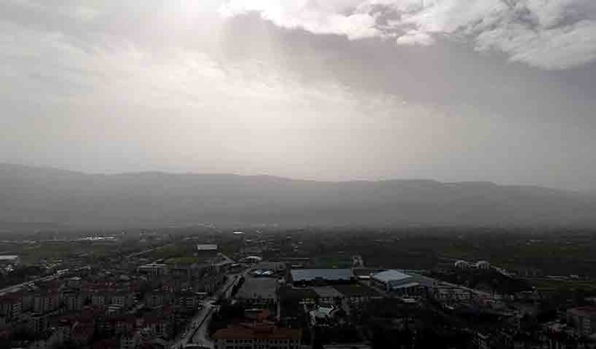 Bolu gri toz bulutu ile kaplandı