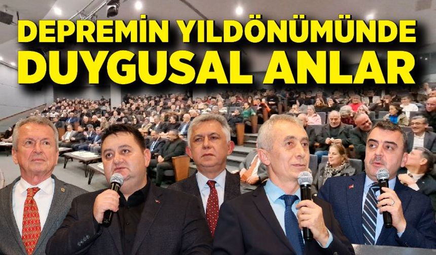 Depremin Yıldönümünde Duygusal Anlar
