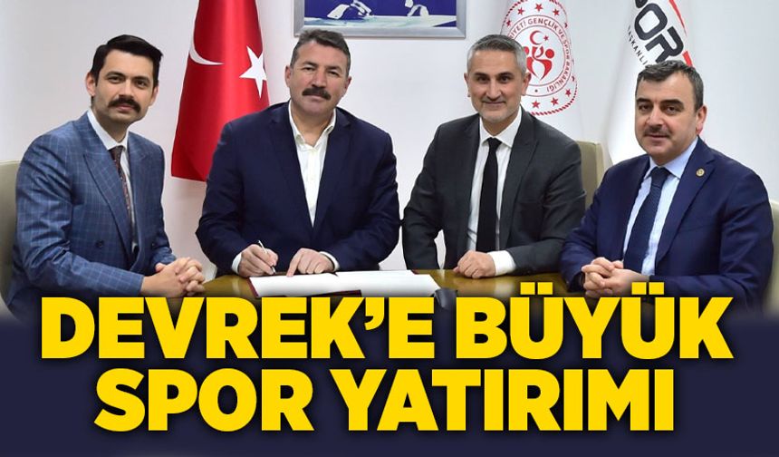 Devrek’e büyük spor yatırımı
