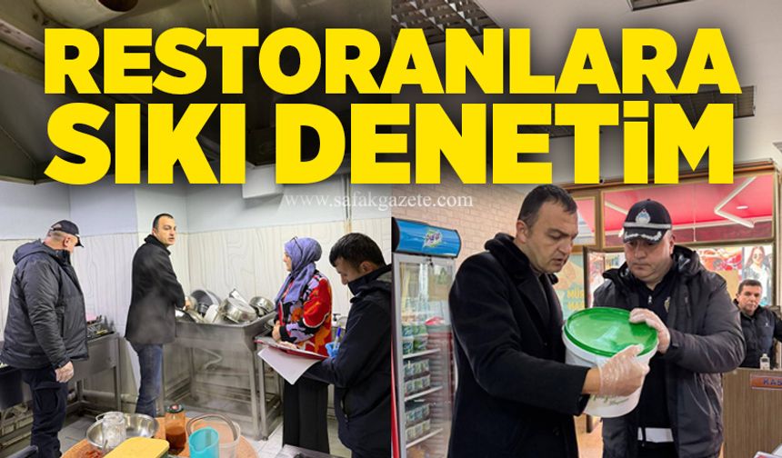 Devrek’te restoranlara sıkı denetim