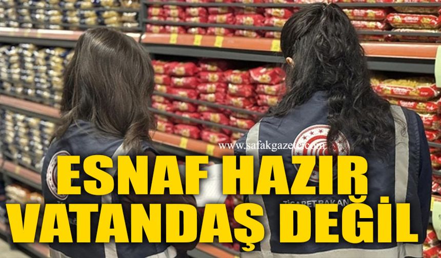 Esnaf hazır, vatandaş değil