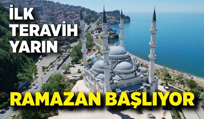 Zonguldak’ta İlk Teravih Yarın: Ramazan Başlıyor