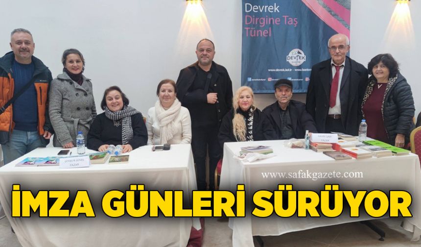İmza günleri sürüyor