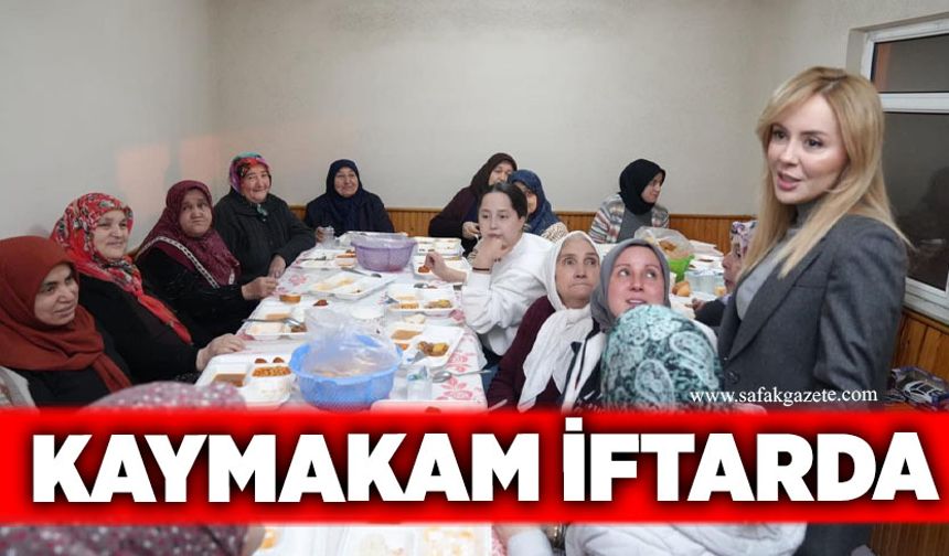Kaymakam iftarda