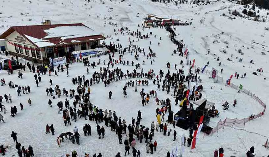 Keltepe Kayak Merkezi 50 günde 30 bin ziyaretçi ağırladı