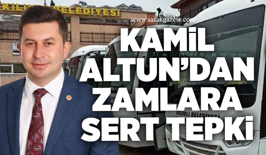 Kilimli Belediye Başkanı Kamil Altun’dan otobüs zamlarına sert tepki!