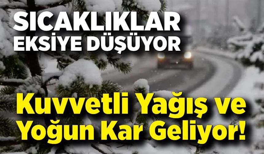 Sıcaklıklar Çakılacak: 1 Mart’tan Sonra Soğuk Hava Dalgası!