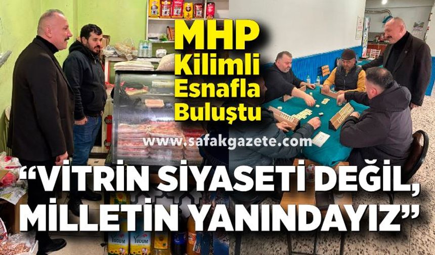MHP Kilimli’den Gelik ve Ayiçi mahallelerine ziyaret