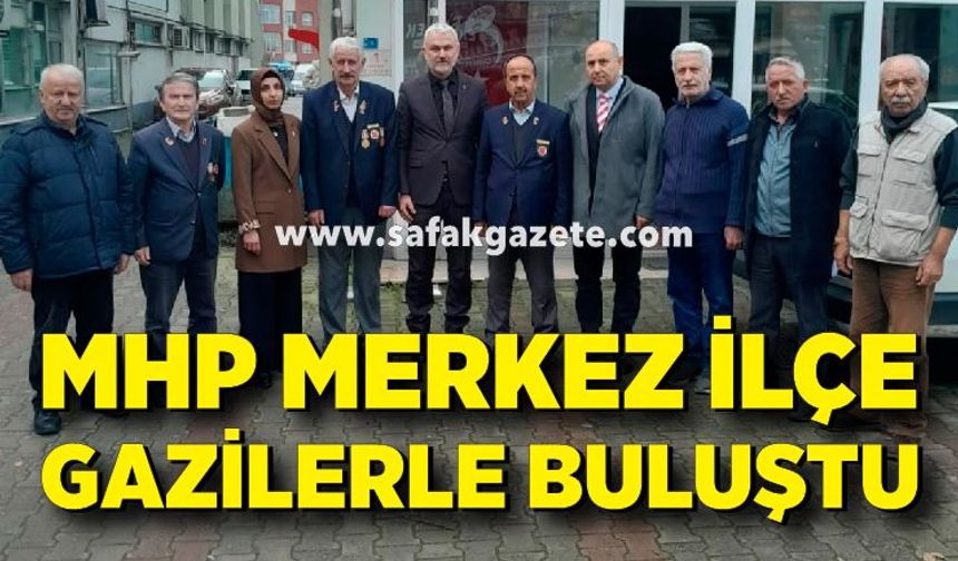 MHP Merkez İlçe yönetiminden Muharip Gaziler Derneği’ne ziyaret