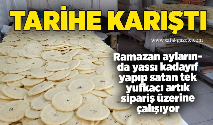 Tarihe karıştı