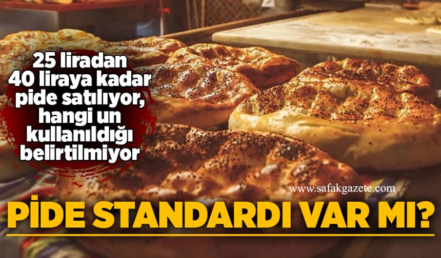 Pide standardı var mı?