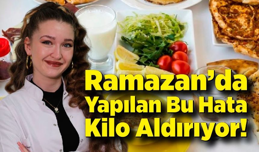 Zonguldaklı Diyetisyen Şiran Terzi’den Ramazan ayı için altın tavsiyeler