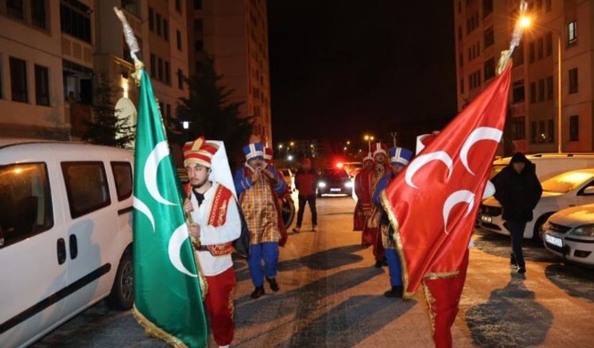 Nevşehir’de İlk Sahura Mehteranla Kalktılar