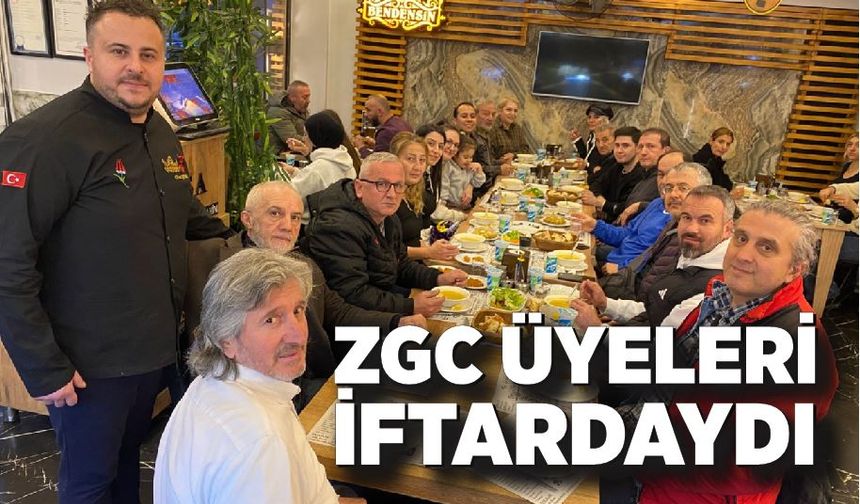 ZGC üyeleri iftardaydı