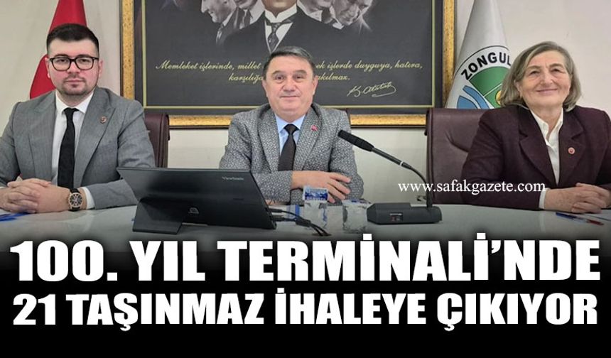 Zonguldak 100. Yıl Terminali’nde 21 taşınmaz ihaleye çıkıyor