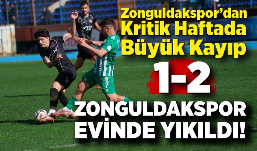 Zonguldakspor’dan Kritik Haftada Büyük Kayıp