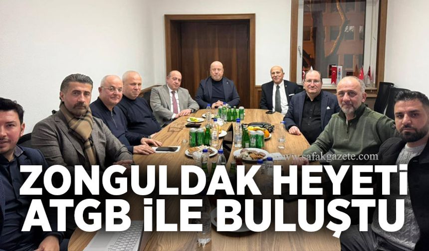 Zonguldak Heyeti, Almanya’da ATGB ile buluştu