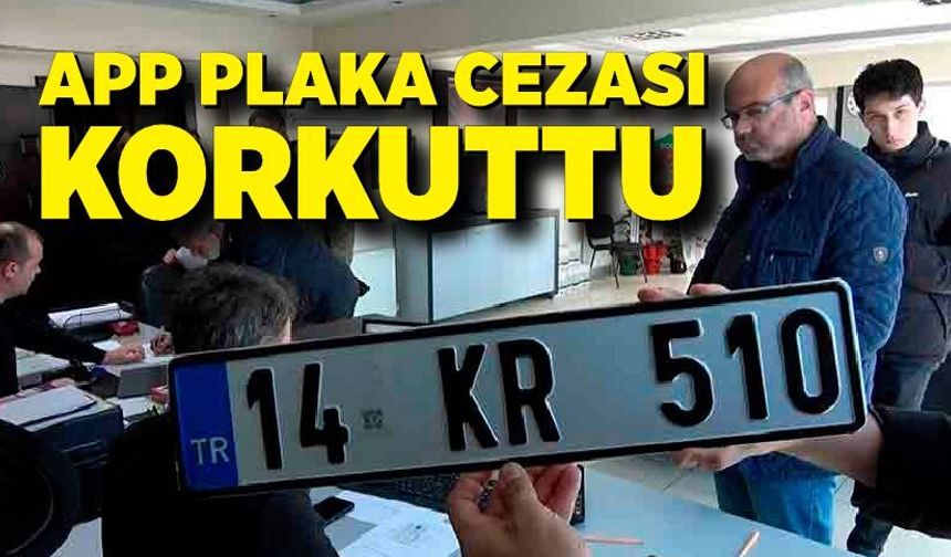 APP plakadan ceza yemek istemeyenler şoförler odasına akın etti