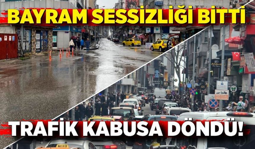 Bayram Bitti, Gazipaşa’da Trafik Çilesi Yine Geri Döndü