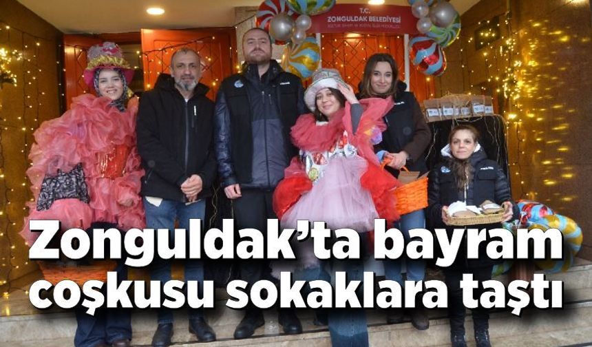 Zonguldak’ta bayram coşkusu sokaklara taştı