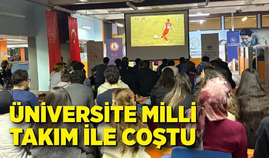 Üniversite Milli Takım ile coştu
