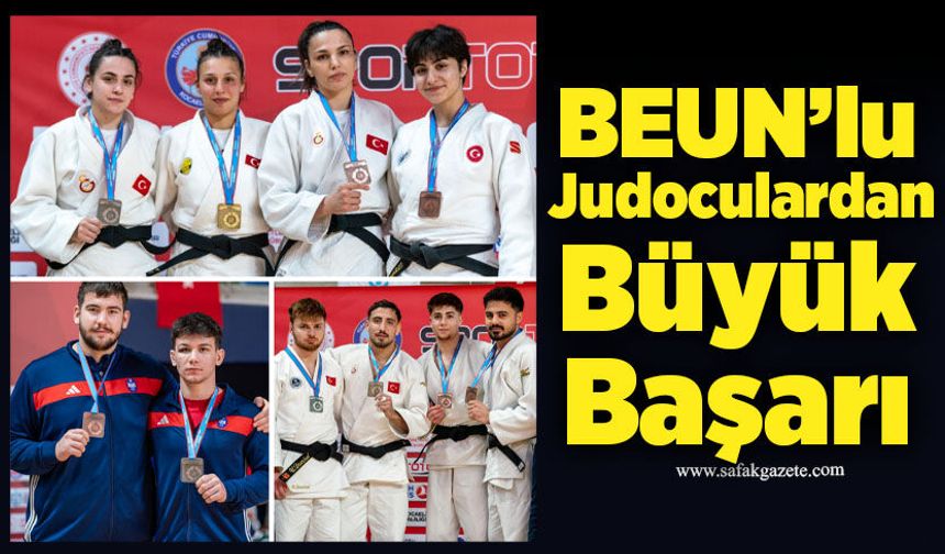 BEUN’lu Judoculardan Türkiye Şampiyonası’nda Büyük Başarı