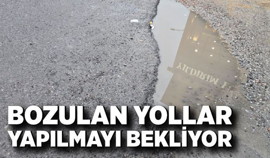 Çaydamar’da bozulan yollar yapılmayı bekliyor