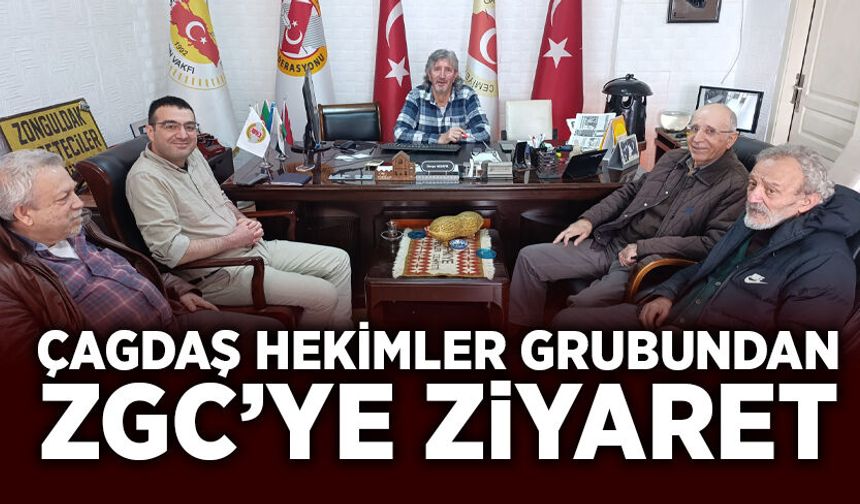 Çagdaş Hekimler grubundan ZGC’ye ziyaret