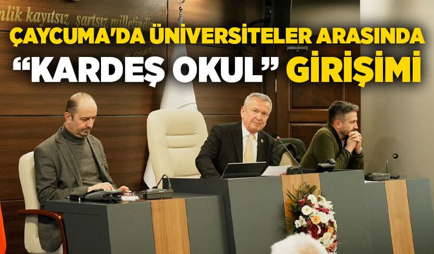 Çaycuma'da üniversiteler arasında “kardeş okul” girişimi