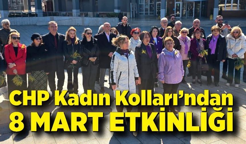 CHP Kadın Kolları’ndan 8 Mart Etkinliği