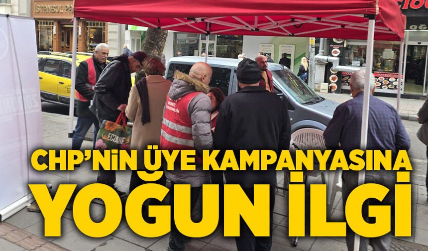 CHP Zonguldak teşkilatının üye kampanyasına yoğun ilgi