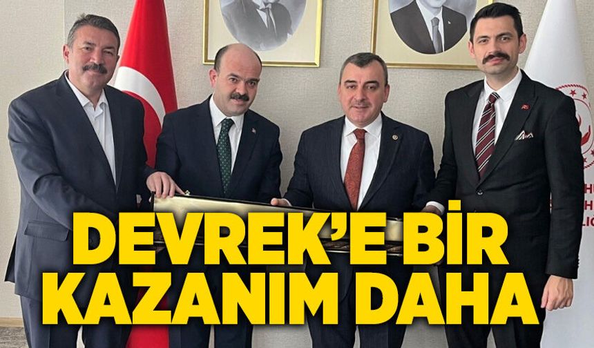 Devrek’e bir kazanım daha