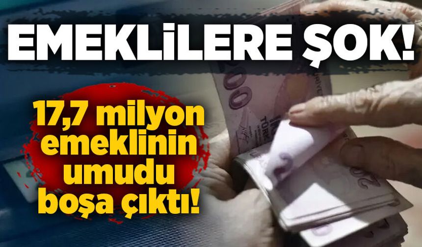 Emekliye kötü haber mi? 19 maddelik teklifte ikramiye artışı yok!