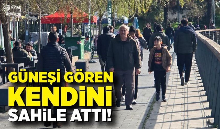 Zonguldak'ta soğuk yerini güneşli havaya bıraktı
