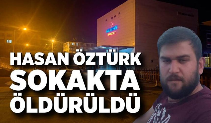 Sokakta silahla vurulan genç öldü