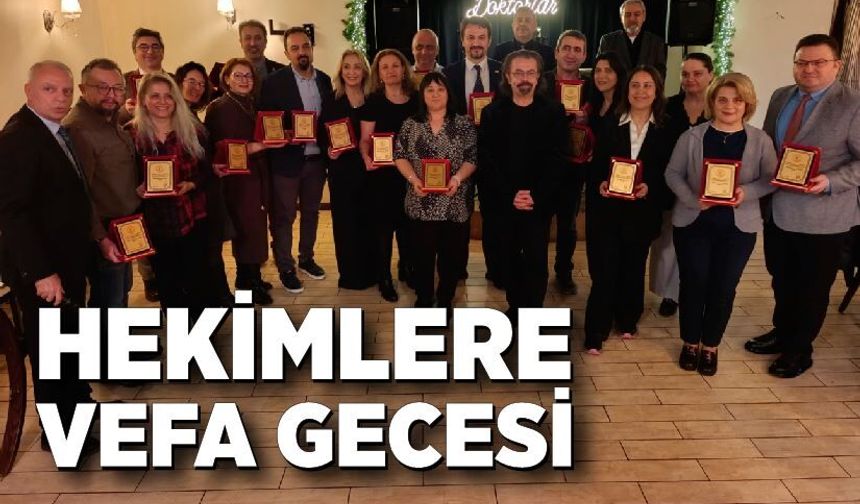 Hekimlere Vefa Gecesi