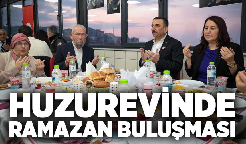 Huzurevinde ramazan buluşması