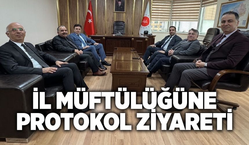 İl Müftülüğüne protokol ziyareti