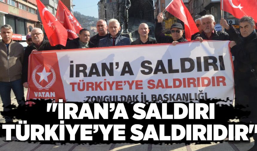 Vatan Partisi’nden Madenci Anıtı’nda sert açıklama: "İran’a saldırı Türkiye’ye saldırıdır"