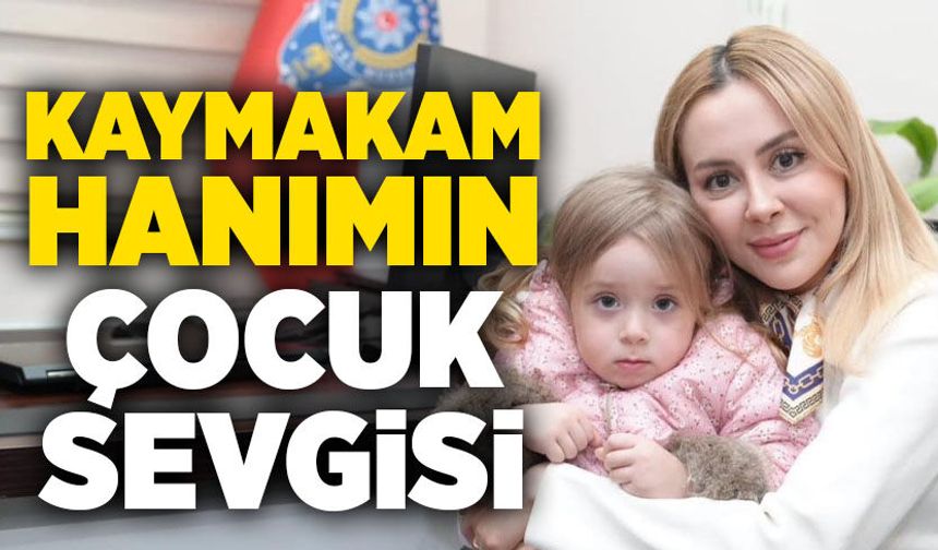 Kaymakam Hanımın çocuk sevgisi