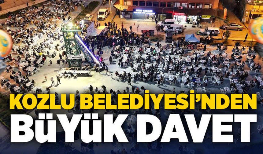 Kozlu Belediyesi'nden Halk İftarı'na davet