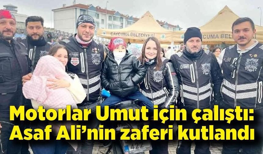 Motorlar umut için çalıştı: Asaf Ali’nin zaferi kutlandı