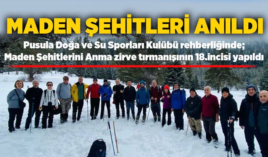 Maden Şehitleri anıldı